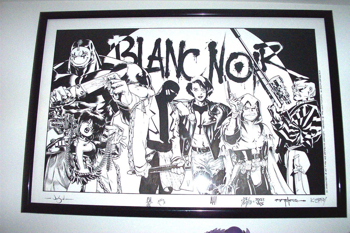 Blanc Noir jam piece by the guys at Gaijin Studios in Mike